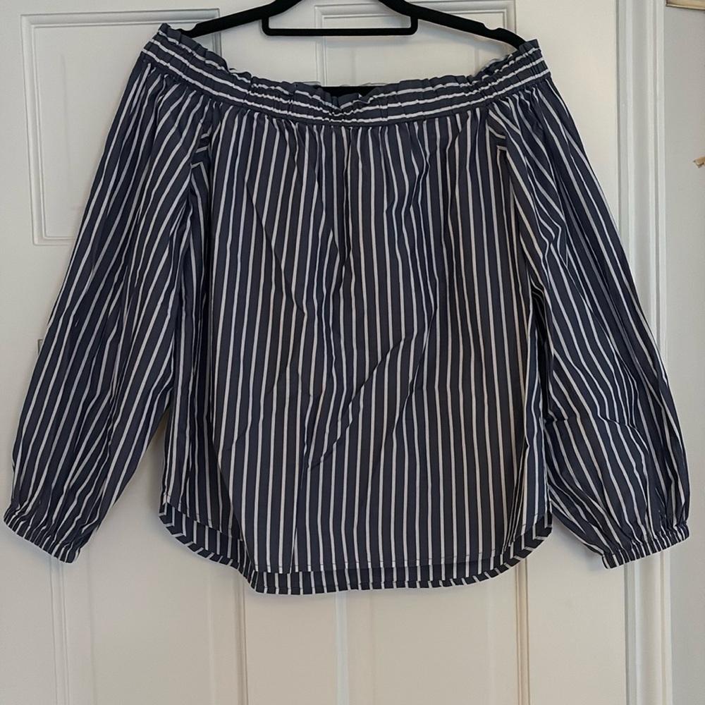 J Crew off the shoulder top